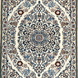 ペルシャ絨毯 ナイン ファインクオリティ ウール&シルク 約55cm x 80cm