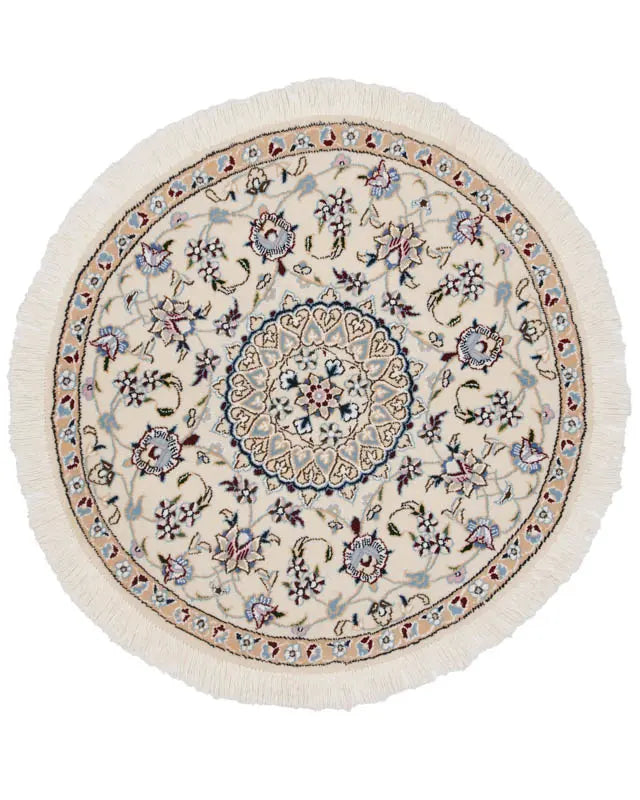 ペルシャ絨毯 ナイン産 ウール 約80cm x 80cm|SATHI RUGS ペルシャ絨毯 ナイン産 ウール 約80cm x 80cm|SATHI RUGS