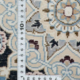 ペルシャ絨毯 円形 ナイン産 ウール