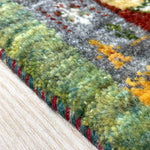 ペルシャギャッベ ファイン 53x81cm 緑 グリーン