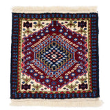 ペルシャ絨毯 ヤラメ 50x50cm トライバルラグ