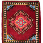 ペルシャ絨毯 ヤラメ 43x47cm トライバルラグ