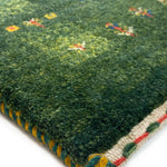 ギャッベ 玄関マット グリーン 緑