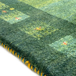 ギャッベ 玄関マット グリーン 緑