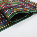 Afghan carpet, approximately 85cm x 195cm