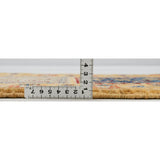 手織りガズニウールラグの厚み