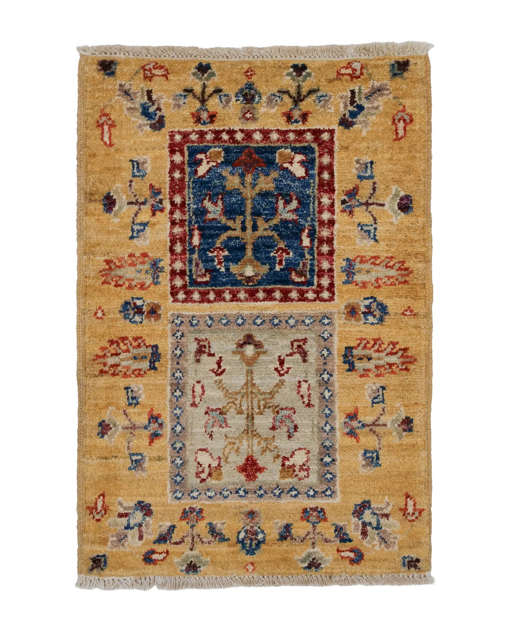 アフガニスタン絨毯 ガズニ 約40cm x 60cm|SATHI RUGS アフガニスタン絨毯 ガズニ 約40cm x 60cm|SATHI RUGS