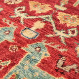 アフガニスタン産ガズニウールラグ アニマルデザイン