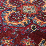 ガズニウールを使用した小さなアフガニスタン絨毯