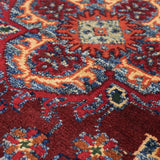 ガズニウールを使用した小さなアフガニスタン絨毯