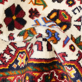 アフガニスタン絨毯 91x117cm トライバルラグ 手織り