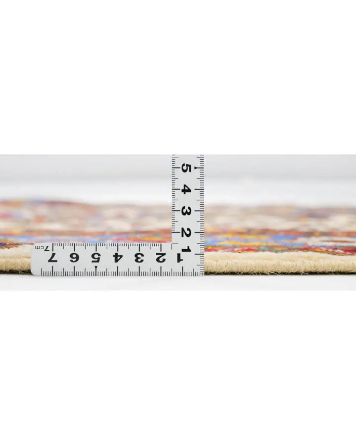 アフガニスタン絨毯 91x117cm トライバルラグ 手織り