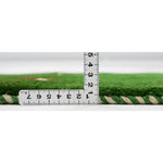 手織りペルシャ絨毯 ギャッベ 38x116cm グリーン 緑 ラグ ランナー