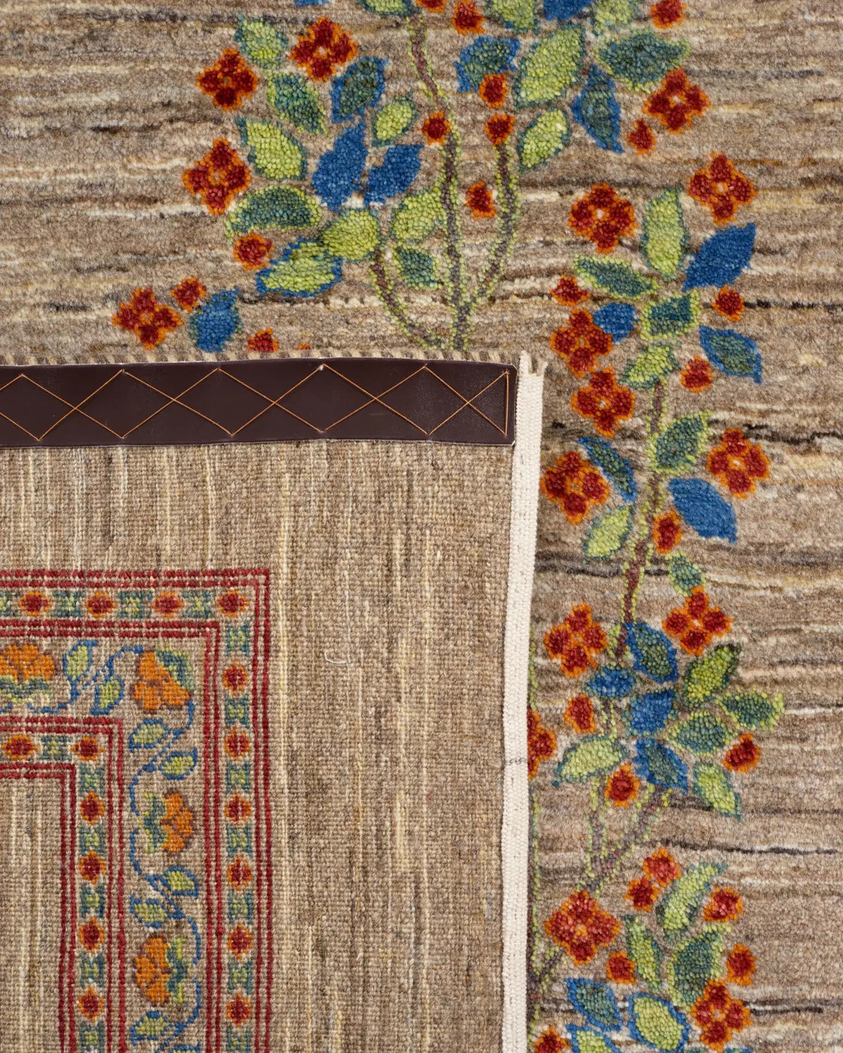 カシュガイ族 手織り ギャッベ ラグ