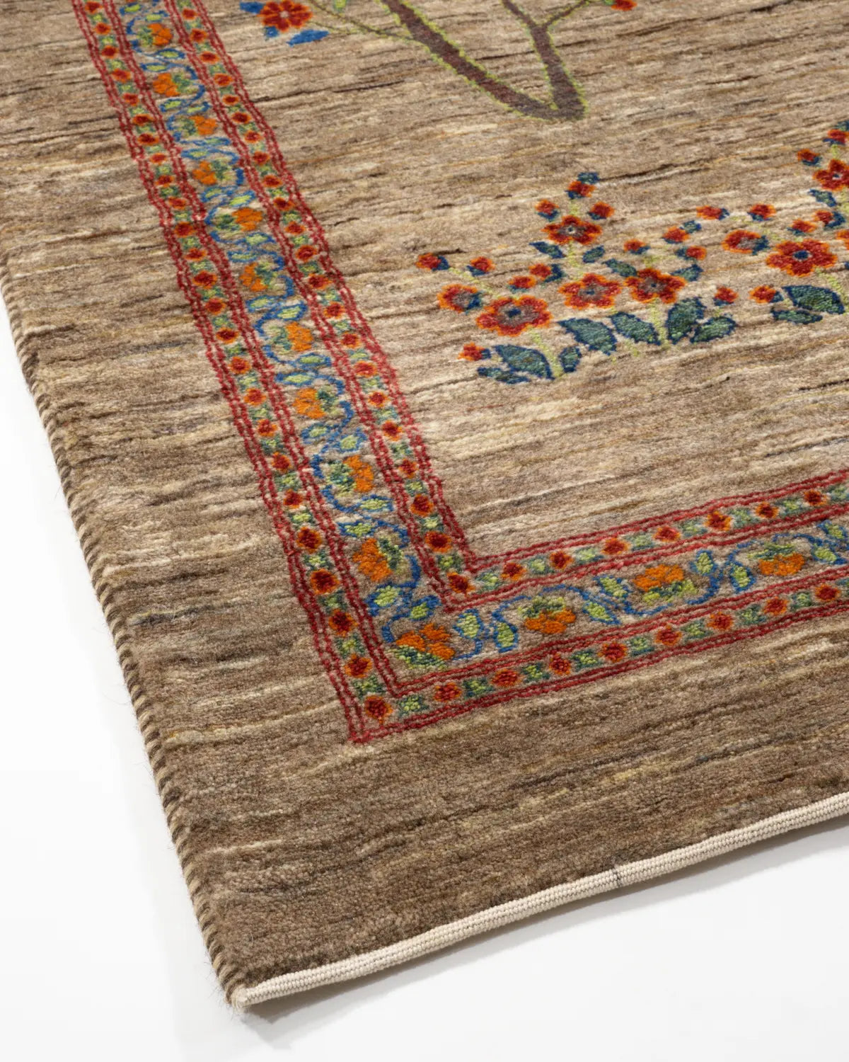 生命の樹 モチーフ ウール絨毯