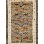ペルシャ絨毯 ギャッベ 50x80cm 玄関マット アート
