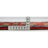 ガズニウールの手織り絨毯 ゴルダニ花瓶モチーフの厚み