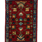 ガズニウールの手織り絨毯 ゴルダニ花瓶モチーフ