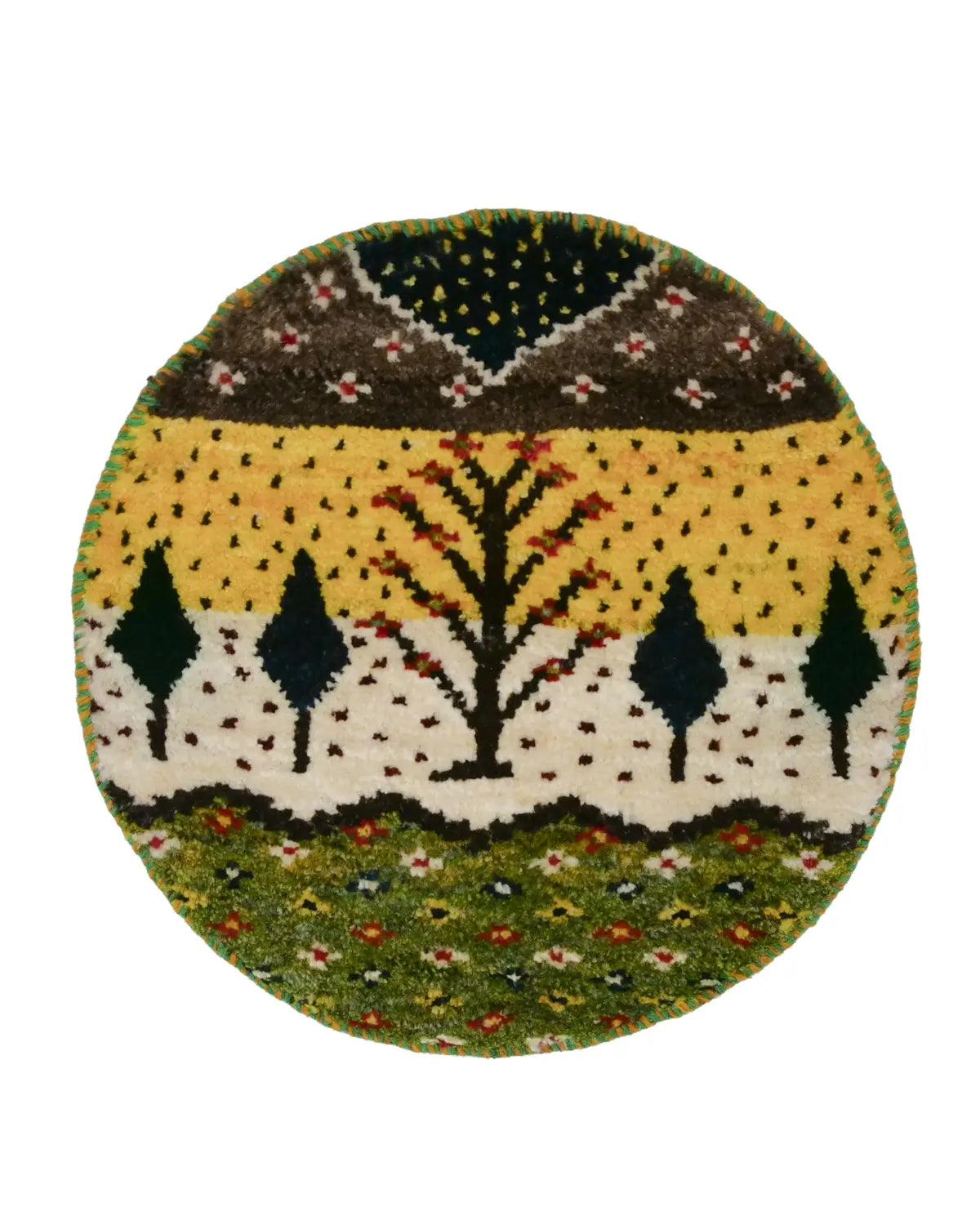 ペルシャギャッベ ファイン 約40cm x 40cm｜SATHI RUGS