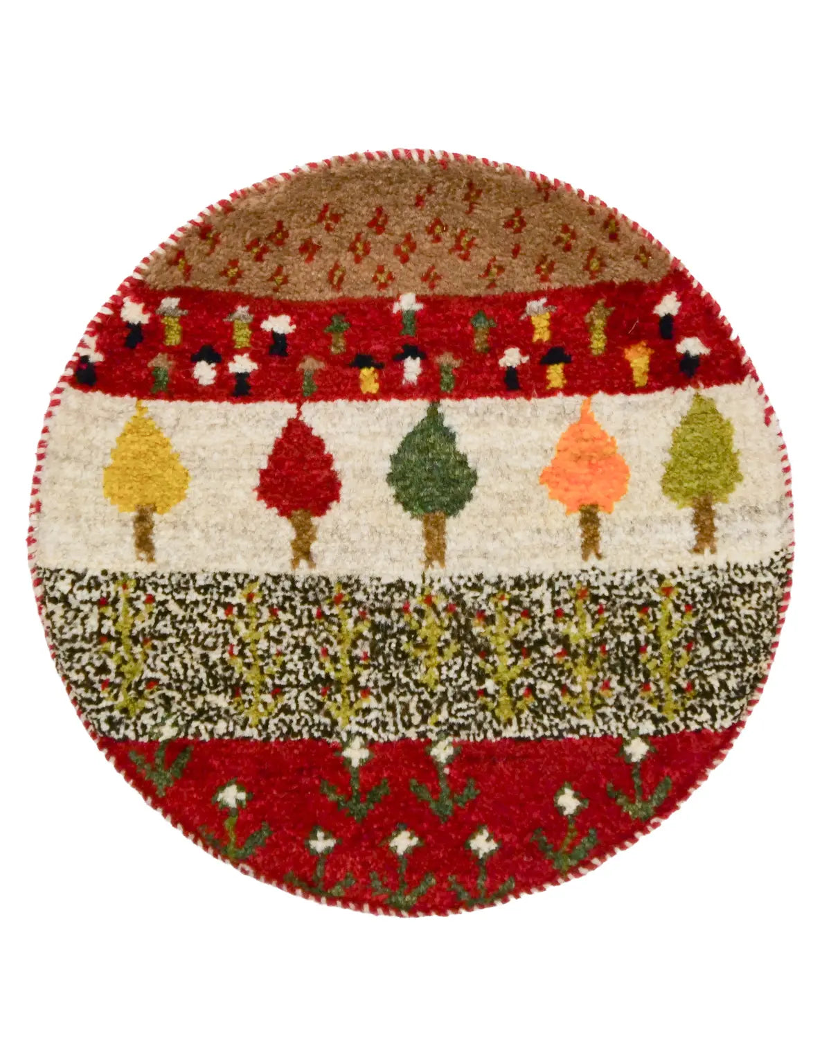 ペルシャギャッベ ファイン 約40cm x 40cm｜SATHI RUGS