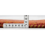 ペルシャ絨毯 ギャッベ 33x35cm 座布団 手織り ラグ 赤 レッド