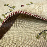 植物デザインのギャッベ