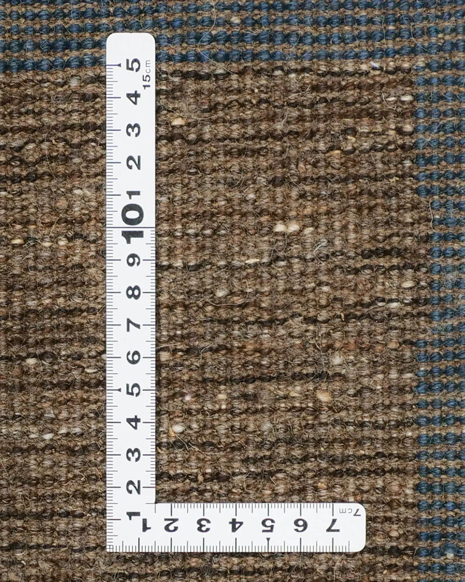 ペルシャ絨毯 ギャッベ 座布団 円形 36x37cm 青 ブルー