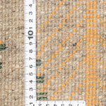 ペルシャ絨毯 ギャッベ 円形 座布団 38x39cm ナチュラル