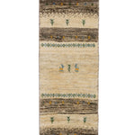 ギャッベラグ ランナー ナチュラルカラー ペルシャ絨毯