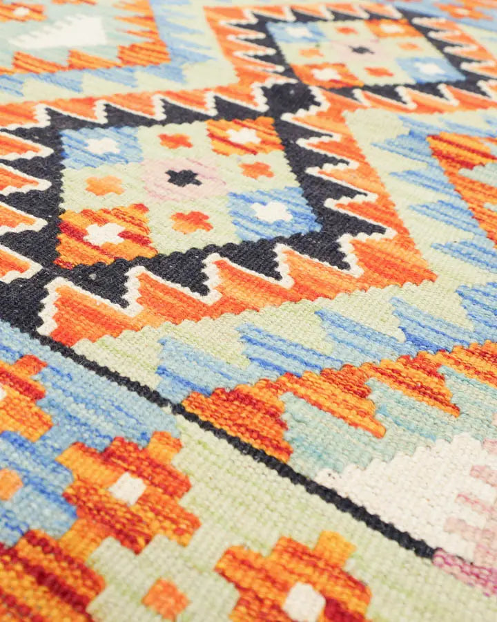 キリム 60x90cm 手織りラグ アフガニスタン 玄関マット
