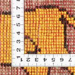 ライオンラグ ペルシャ絨毯 40x40cm ペルシャ絨毯 手織り 座布団