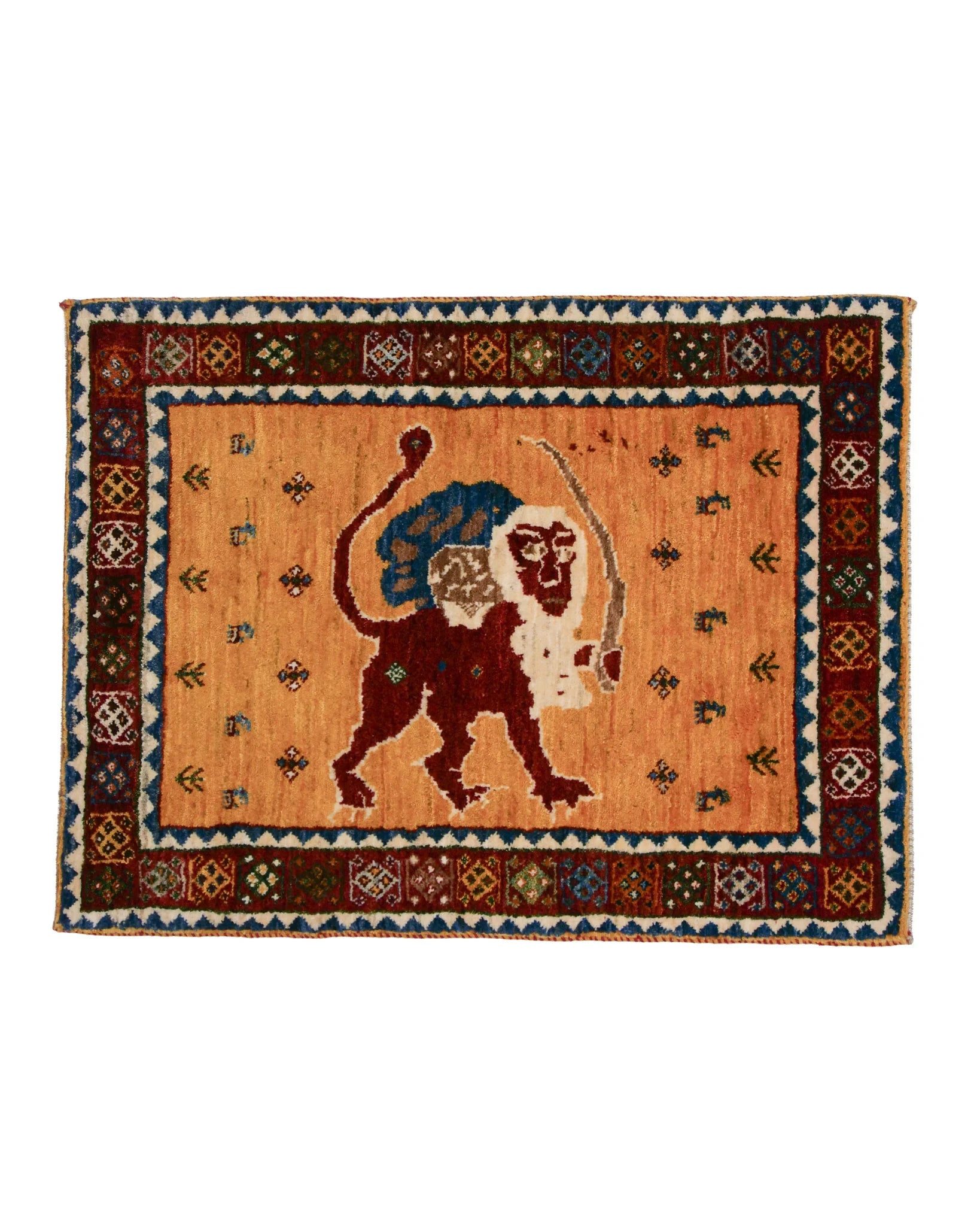 ペルシャ絨毯 ライオンラグ ペルシャ絨毯 ライオンラグ