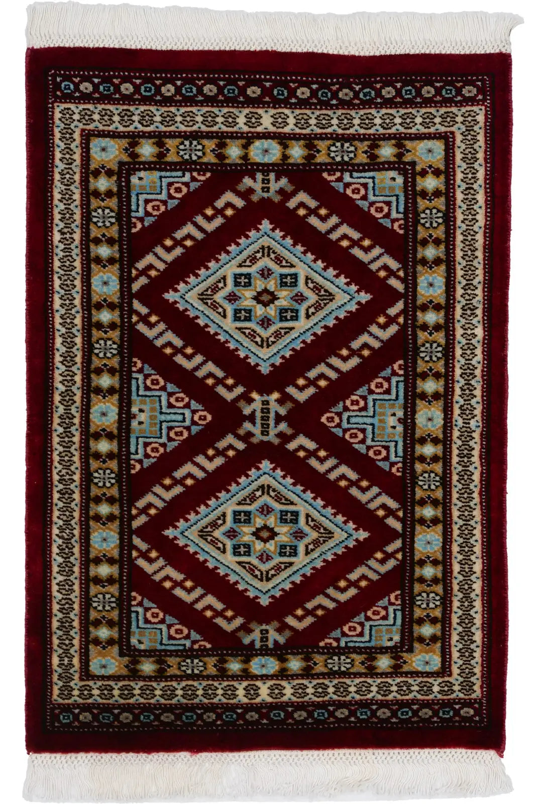 228×76cm パキスタン手織り絨毯 トルクメン ボハララグ 228×76cm パキスタン手織り絨毯 トルクメン ボハララグ