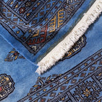 パキスタン絨毯 青 ペルシャ