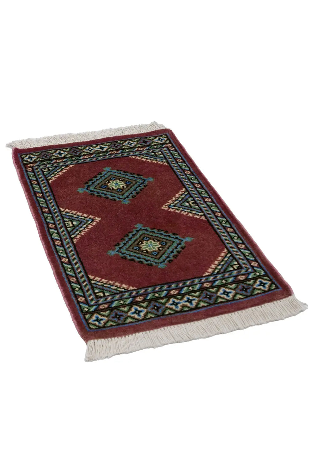 ギャッベパキスタン絨毯,ラグ　美しい色合い　玄関マット　78cmx125cm