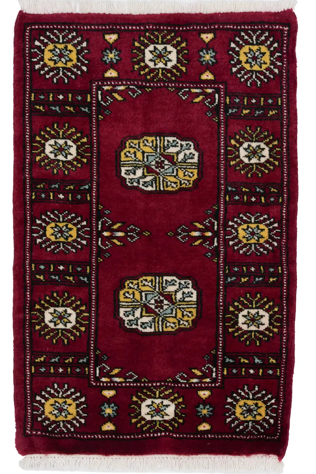 【NEW】パキスタン絨毯　約47cm x 73cm