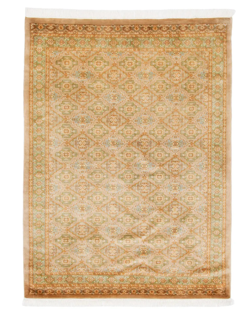 パキスタン手織り絨毯ウールsize:137×129cm パキスタン手織り絨毯ウールsize:137×129cm