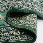 ウール素材のパキスタン製3メダリオンラグ 玄関マットサイズ