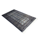 파키스탄 카펫 실크 터치 약 93cm x 154cm