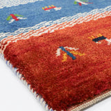 ペルシャ絨毯 ギャッベ 52x149cm 細長 ランナー