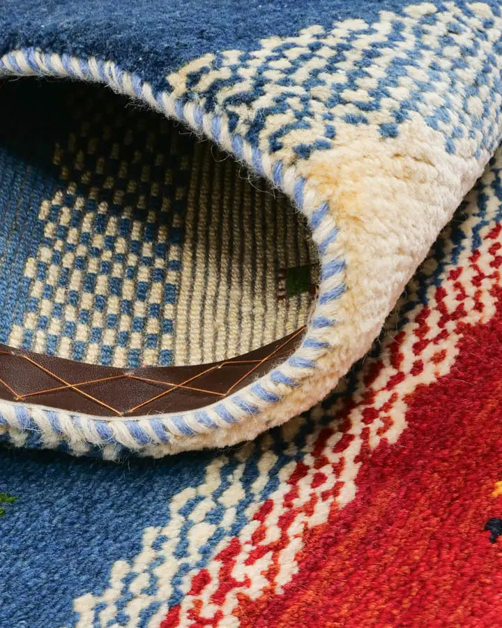 ペルシャ絨毯 ギャッベ 52x149cm 細長 ランナー
