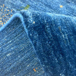 ギャッベ ラグ ブルー