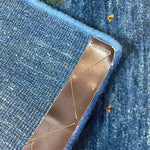 ギャッベ ラグ ブルー