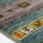 ギャッベ ラグ グリーン