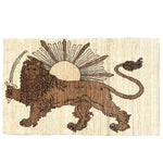 ギャッベ  ライオン ペルシャ絨毯 ラグ