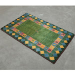 ギャッベ 玄関 緑