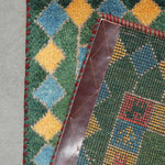 ギャッベ 玄関 緑