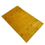 ギャッベ 玄関マット イエロー