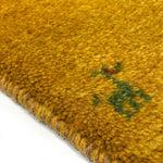 ギャッベ 玄関マット イエロー