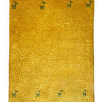 ギャッベ 玄関マット イエロー